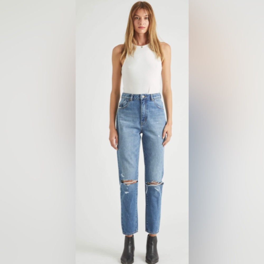 Rolla’s Dusters High Rise Slim in Meadow Organic Sz 30